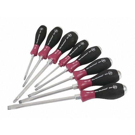 Wiha MicroFinish XHeavy Duty Sl/Ph 8Pc Set 53398
