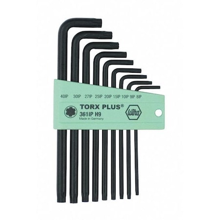 Wiha 9 Piece Torx? L-Shape Torx? Key Set, 36691 36691