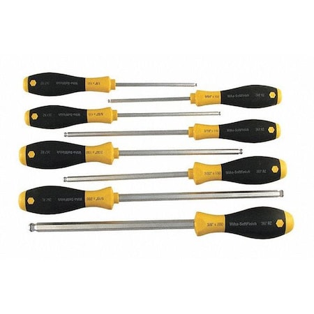 Wiha 8 Pc Magicring Inch Screwdriver Set 1/8 36793