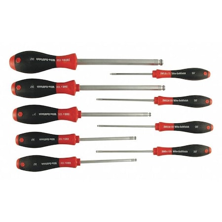 Wiha Magicring Metric Screwdriver Set 1, 9 pcs 36790