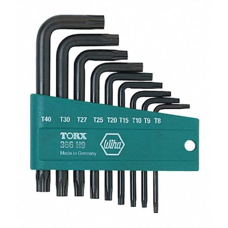 るか Wiha 9 Piece Torx? L-Shape Torx? Key Set, 36394 36394 | Zoro