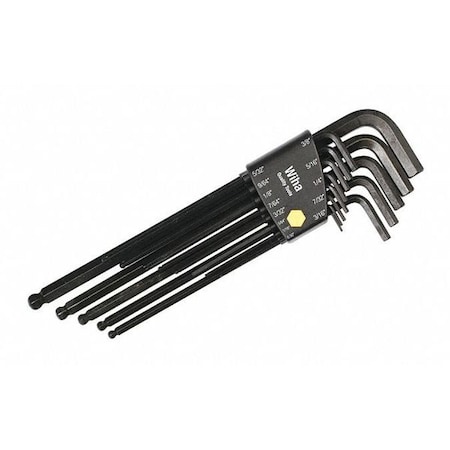Wiha 13 Piece SAE L-Shape Hex Key Set, 36991 36991