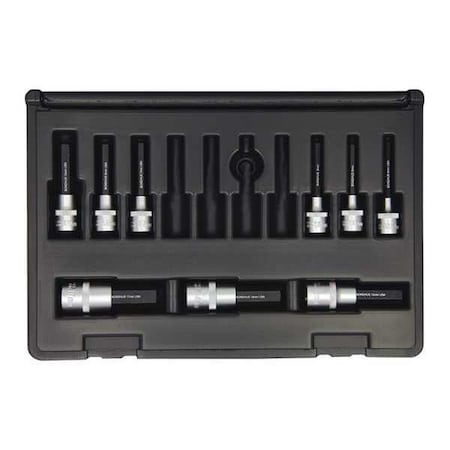 Bondhus Prohold Hex Bits 2In, Metric, 9pcs 30298