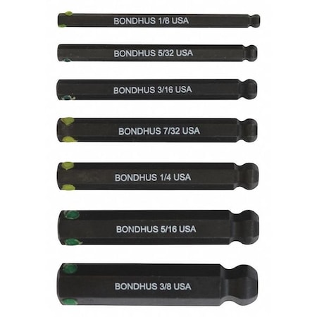 Bondhus ProHold Ball Bits 2, 7pcs 31445
