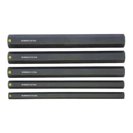 Bondhus ProHold Hex Bits 6, 5pcs 33645
