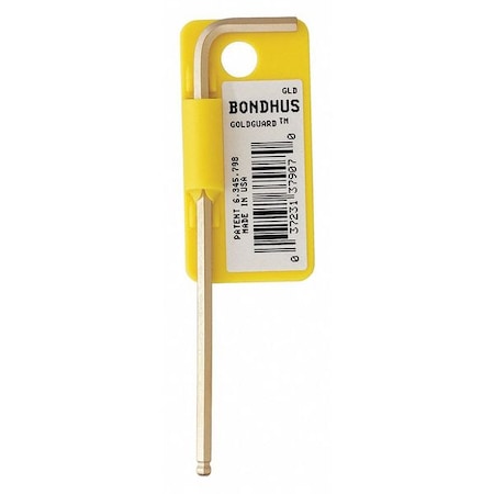 Bondhus SAE L-Shape Ball Hex Key Hex Key, 3/4" Tip Size 37919