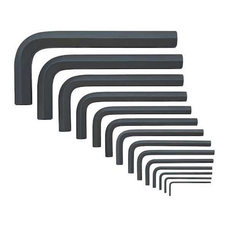 Bondhus 14 Piece Metric L-Shape Hex Key Set, 12397 12397