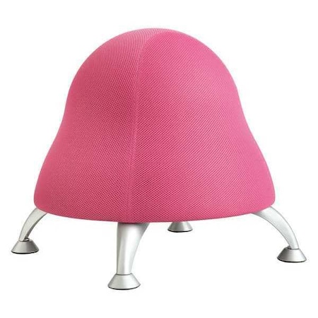 Safco Ball Chair Runtz Ball Chair, Bubble Gum PI, No Arms, 17" Height, Fabric, Pink 4755PI