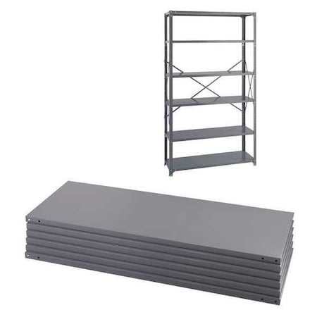 Safco Industrial 6 Shelf Pack, 48X18 6253
