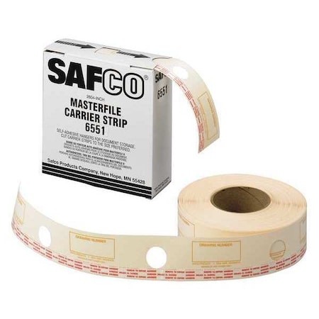 Safco Film Laminate Carrier Strip, MasterFile 2 6551