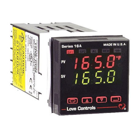 Dwyer Instruments Temperature/Process controller with SSR/SSR output and alarm 16A2111