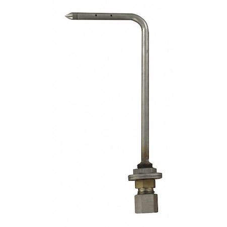 Dwyer Instruments Static pressure tip, for 3/16" and 1/8" ID plastic or rubber tubing with 6" insertion depth. A-302-A