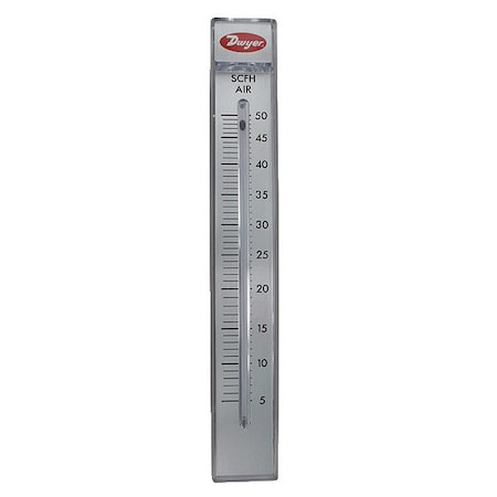 Dwyer Instruments Flowmeter, range .8-7 GPM water. RMC-144