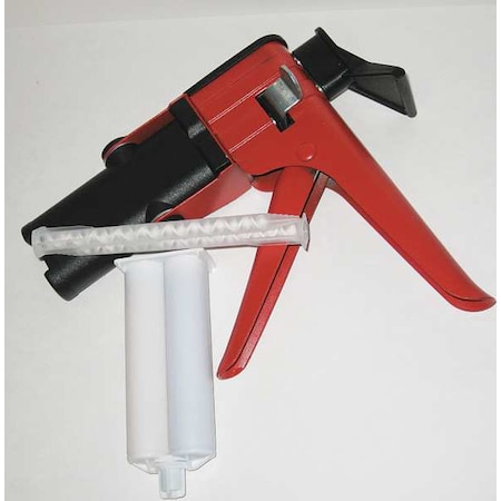 Pc Products Epoxy Adhesive, PC-Concrete Series, Gray, 2 oz, Dual-Cartridge, 1:01 Mix Ratio, 4 hr Functional Cure 070529