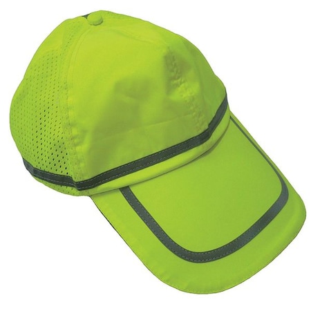 Condor Baseball Cap, Polyester, Hi-Vis Lime 25F542