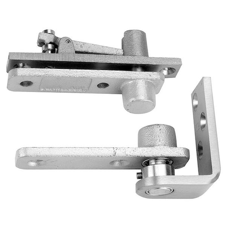 Mckinney Pivot Hinge, Steel, Center Hung Mounting, 7/8 in Leaf W x Dull Chrome EP5-J
