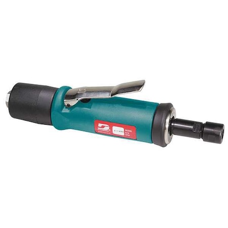 Dynabrade Straight Die Grinder, 1/4 in NPT Female Air Inlet, 1/4 in Collet, Heavy Duty, 15,000 RPM, 0.5 hp 51304