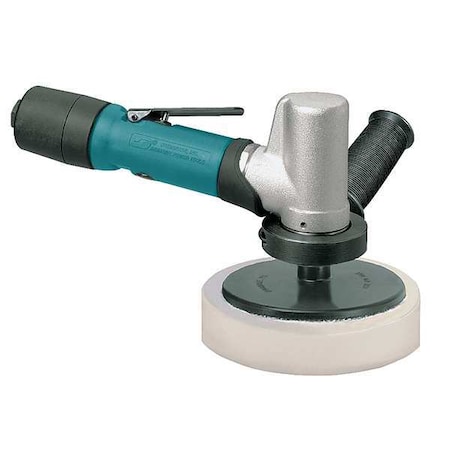 Dynabrade Air Buffer, 5 In. Pad, 3200 rpm 51430