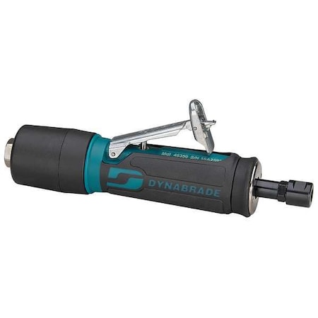 Dynabrade Straight Die Grinder, 1/4 in NPT Female Air Inlet, 1/8", 3mm Collet, Heavy Duty, 25,000 RPM, 0.4 hp 48370
