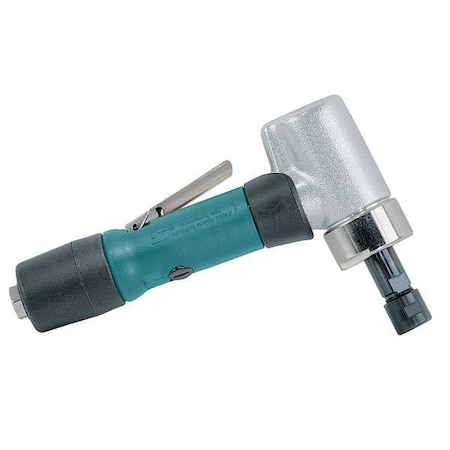 Dynabrade 7 Degree Offset Die Grinder, 1/4 in NPT Female Air Inlet, 1/4 in Collet, Heavy Duty, 20,000 RPM 52294