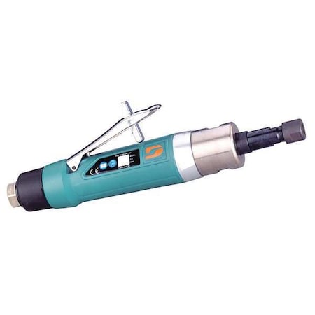 Dynabrade Straight Die Grinder, 1/4 in NPT Female Air Inlet, 1/4 in Collet, Heavy Duty, 4,500 RPM, 1.0 hp 52663