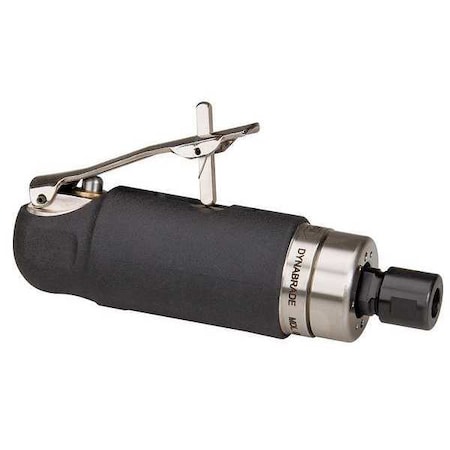 Dynabrade Straight Die Grinder, 1/4 in NPT Female Air Inlet, 1/4 in Collet, Heavy Duty, 20,000 RPM, 0.7 hp 53811