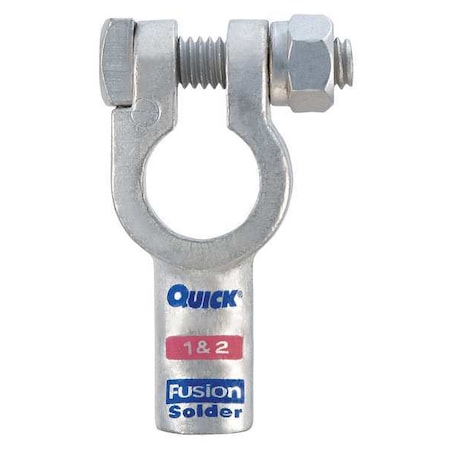 Fusion Straight Terminal, 1 and 2ga, Purp, Neg 406301N