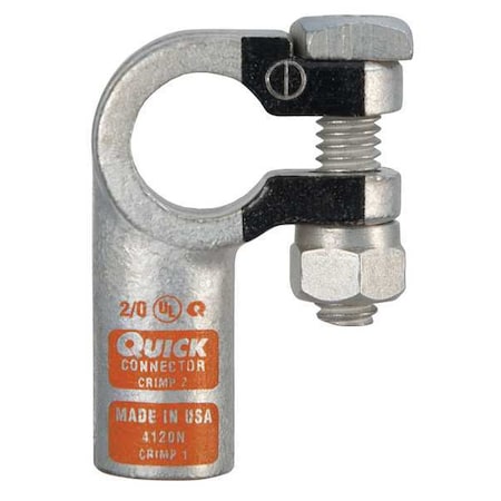 Fusion Right Elbow Terminal, 2/0 ga, Orng, Neg 4120N