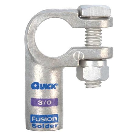 Fusion Right Elbow Terminal, 3/0 ga, Purp, Pos 416330N