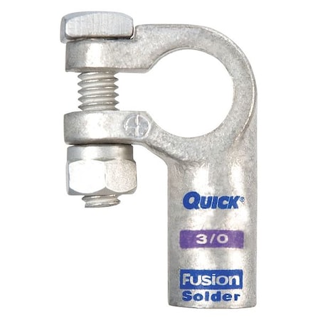 Fusion Left Elbow Terminal, 3/0 ga, Purp, Pos 426330-525-001P