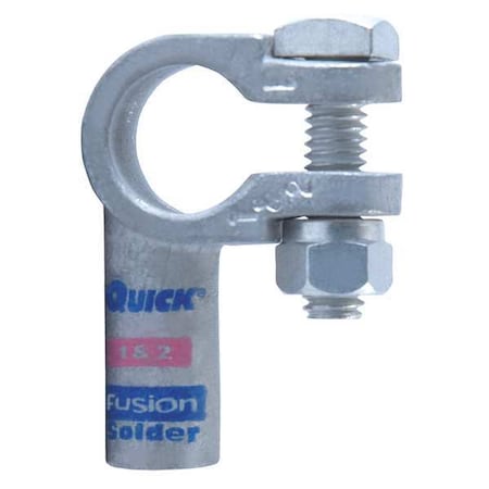 Fusion Right Elbow Terminal, 1 and 2ga, Pink, Pos 416301-525-001P