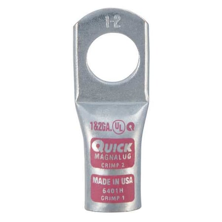 Fusion Lug Starter/Ground, 1/2 in Stud, Standard Barrel, Copper, Pink 6401H