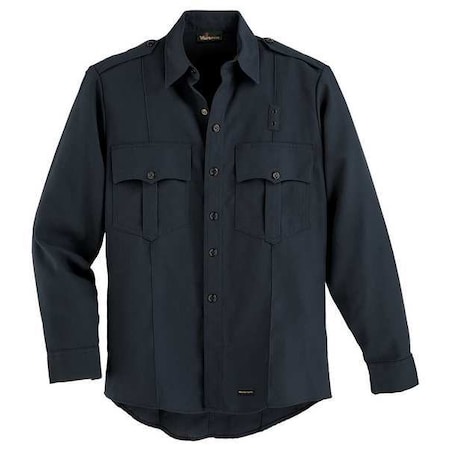 Workrite Men's Flame-Resistant Collared Shirt, 4.1 cal/sq cm, 46" FSE0NV 46 0L