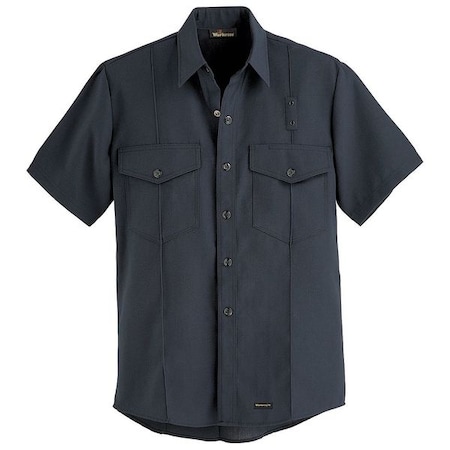 Workrite Men's Flame-Resistant Collared Shirt, 4.1 cal/sq cm, 52" FSF6BK 52 00