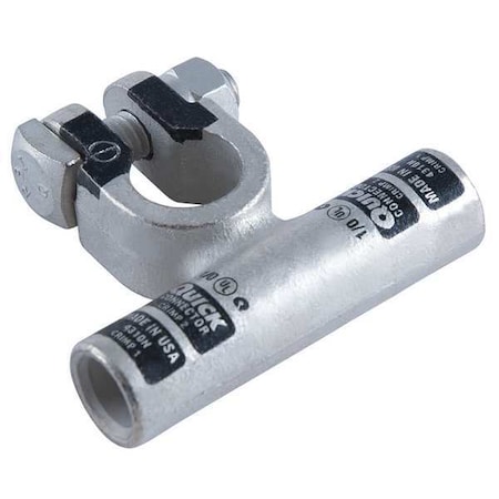 Fusion Terminal Flag, 1/0 ga., Black, Neg 4310N