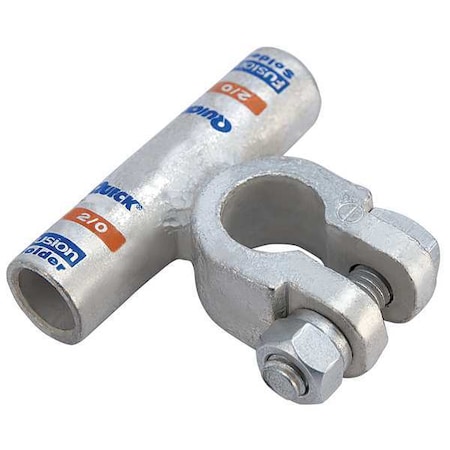 Fusion Terminal Flag, 2/0 ga., Orange, Neg 436320N