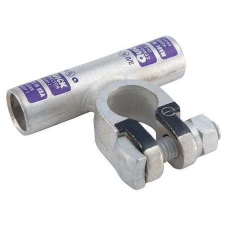 Fusion Terminal Flag, 3/0 ga., Purple, Neg 4330N