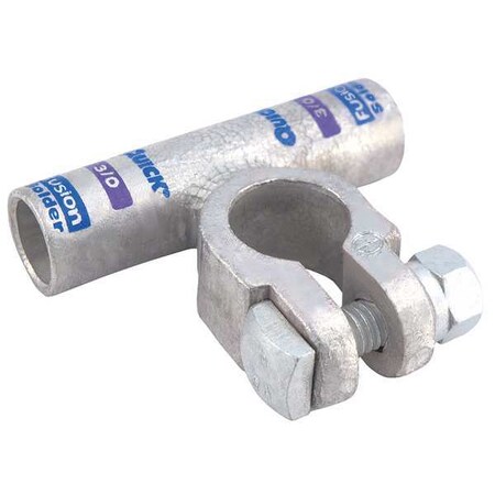 Fusion Terminal Flag, 3/0 ga., Purple, Neg 436330N