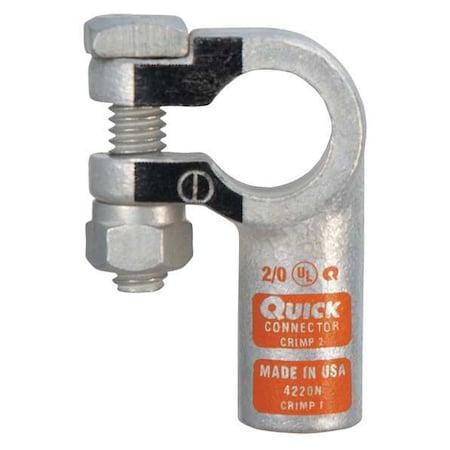 Fusion Left Elbow Terminal, 2/0 ga, Orng, Neg 4220N