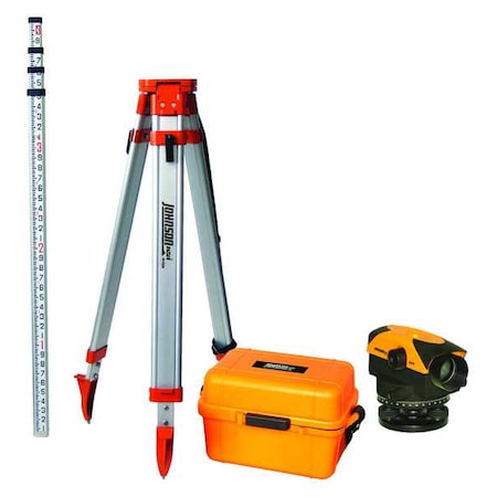 Johnson Level & Tool Automatic Level Kit, 32X, 450 ft 40-6963