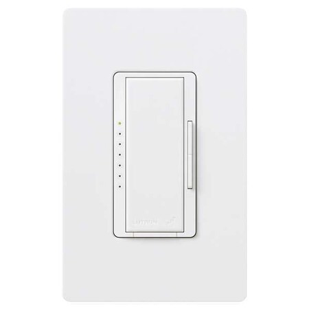 Lutron Wireless Lighting Dimmer, Rocker, 600W/5A MRF2-600M-WH