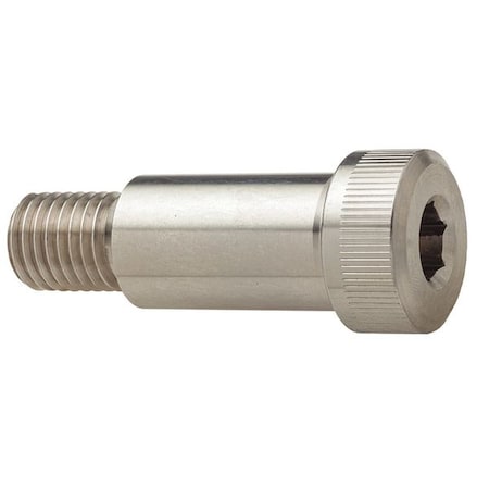 Zoro Select Shoulder Screw, 1/4"-20 Thr Sz, 7/16 in Thr Lg, 5 in Shoulder Lg, 18-8 Stainless Steel STR60151C80