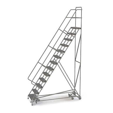 Tri-Arc 166 in H Steel All Direction Ladder, 13 Steps, 450 lb Load Capacity KDED113242