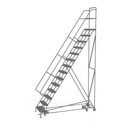 Tri-Arc 176 in H Steel All Direction Ladder, 14 Steps, 450 lb Load Capacity KDAD114246