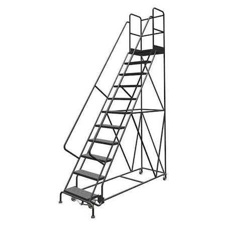 Tri-Arc 146 in H Steel Rolling Ladder, 11 Steps, 450 lb Load Capacity KDSR111246-D3