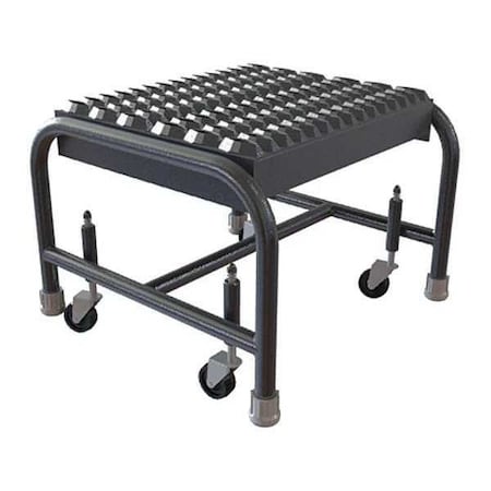 Tri-Arc Mobile Step Stand, Aluminum, Serrated, 16in WLAR001165