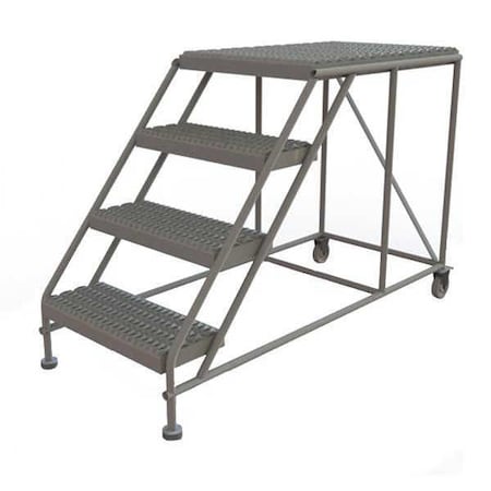 Tri-Arc Mobile Work Platform, 4 Step, Steel, 40" WLWP042436