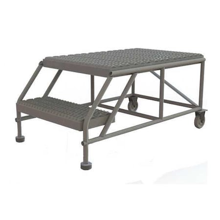 Tri-Arc Mobile Work Platform, 2 Step, Steel, 20" WLWP022436