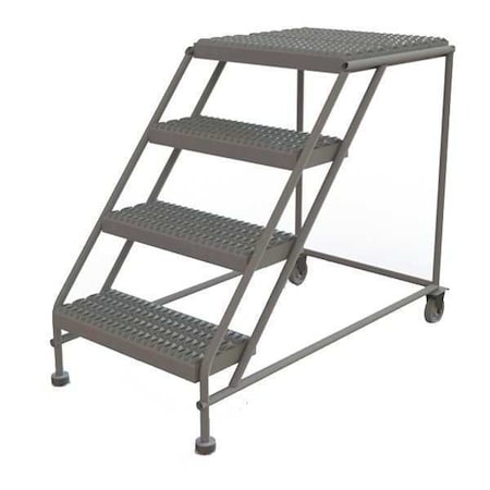 Tri-Arc Mobile Work Platform, 4 Step, Steel, 40" WLWP042424