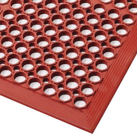 Notrax Drainage Holes Drainage Mat 3 ft. W x 10 ft. L, 1/2" 562S0310RD